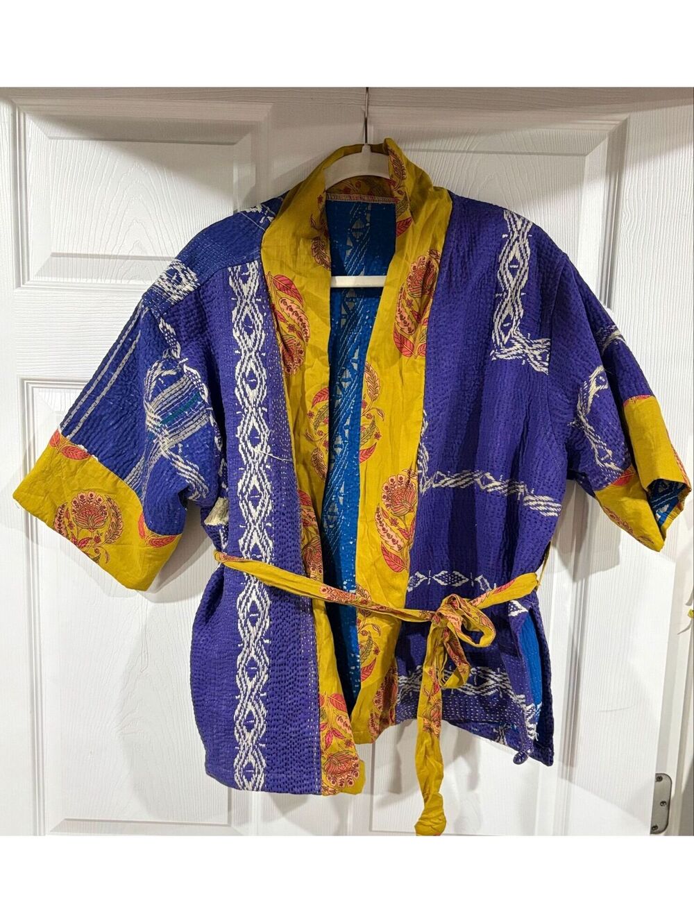 #264 NEW Kantha boho patchwork Jacket